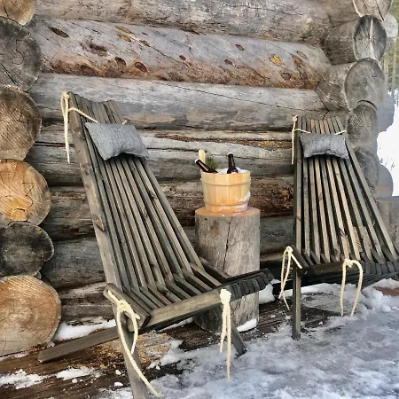 Log Cabin With Private Sauna By Invisible Forest Lodge Rovaniemi