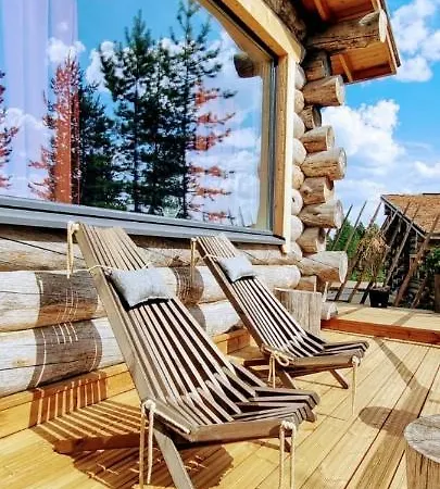Log Cabin With Private Sauna By Invisible Forest Lodge
