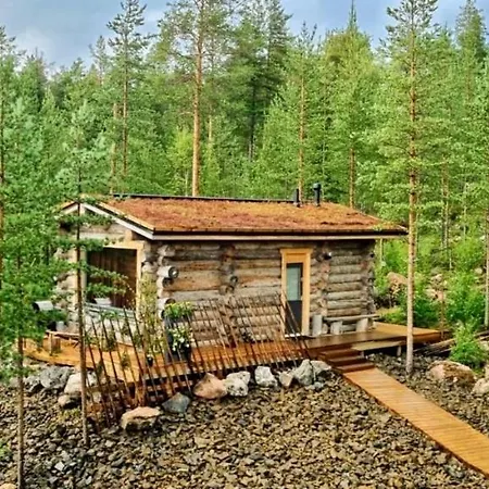 Log Cabin With Private Sauna By Invisible Forest Lodge