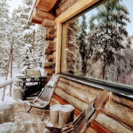 Log Cabin With Private Sauna By Invisible Forest Lodge * Rovaniemi