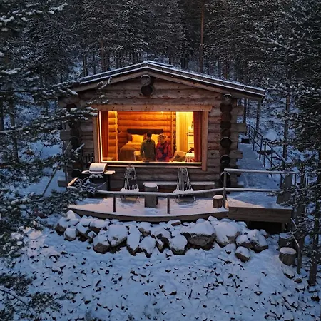 Log With Private Sauna & Hot Tub By Invisible Forest - Adults Only Vakantiehuis Rovaniemi