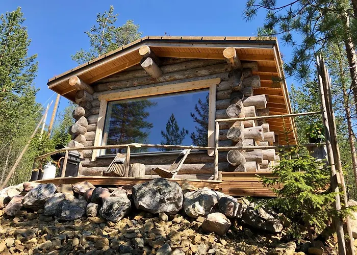 Σπίτι διακοπών Log With Private Sauna & Hot Tub By Invisible Forest - Adults Only