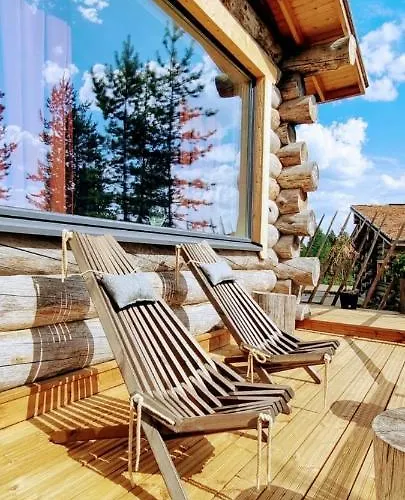 Log With Private Sauna & Hot Tub By Invisible Forest - Adults Only
