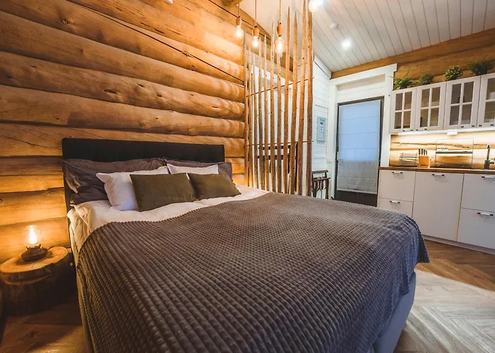 Log With Private Sauna & Hot Tub By Invisible Forest - Adults Only 度假居 罗瓦涅米