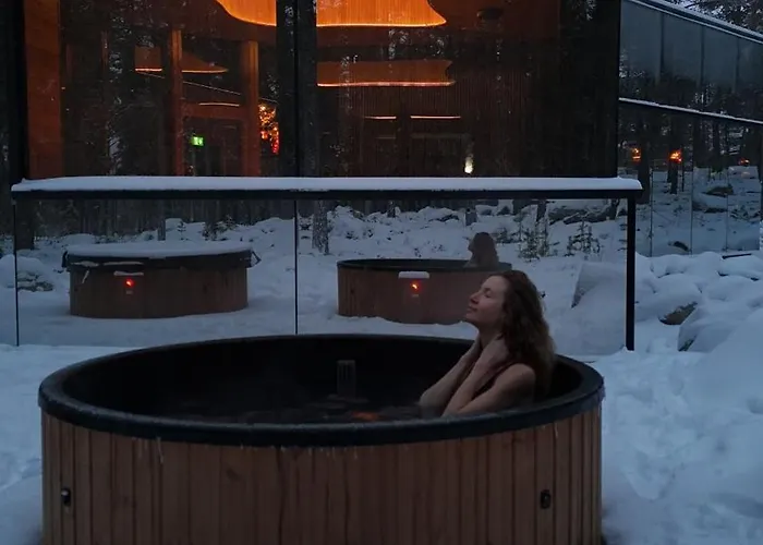 Log With Private Sauna & Hot Tub By Invisible Forest - Adults Only 罗瓦涅米