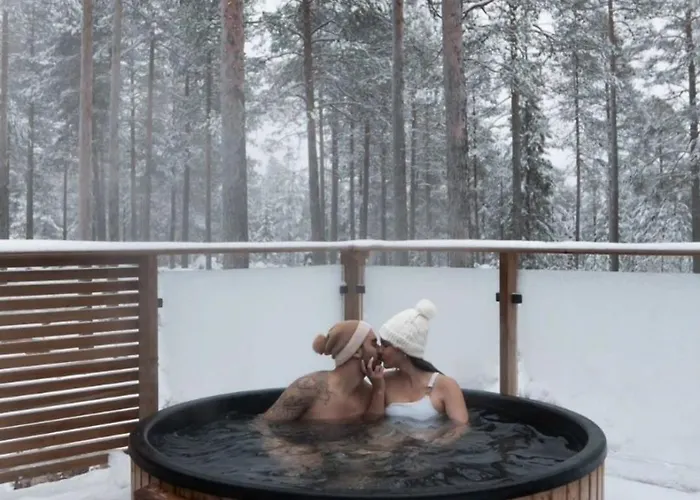 Log With Private Sauna & Hot Tub By Invisible Forest - Adults Only * 罗瓦涅米